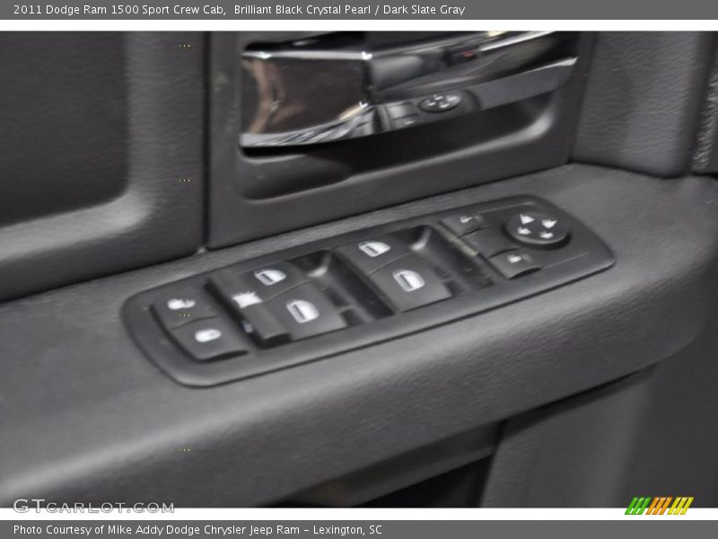 Brilliant Black Crystal Pearl / Dark Slate Gray 2011 Dodge Ram 1500 Sport Crew Cab