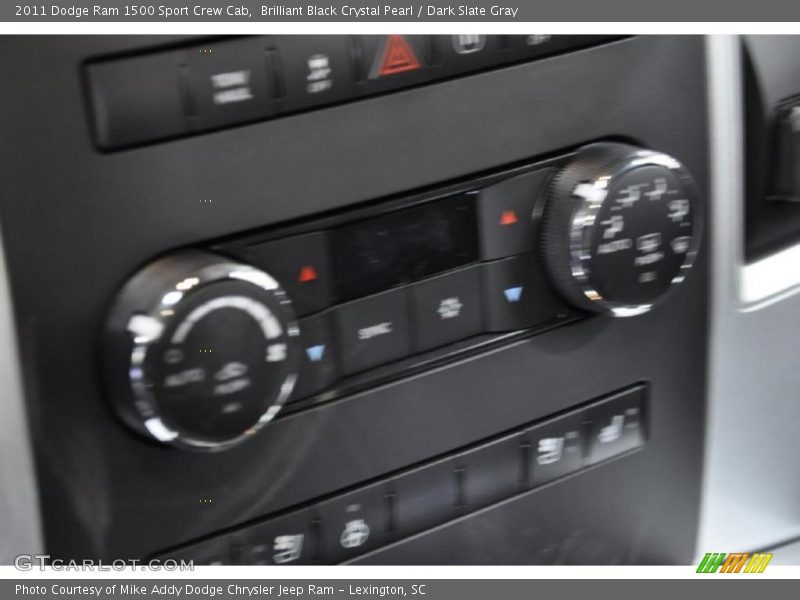 Brilliant Black Crystal Pearl / Dark Slate Gray 2011 Dodge Ram 1500 Sport Crew Cab