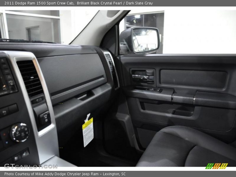 Brilliant Black Crystal Pearl / Dark Slate Gray 2011 Dodge Ram 1500 Sport Crew Cab