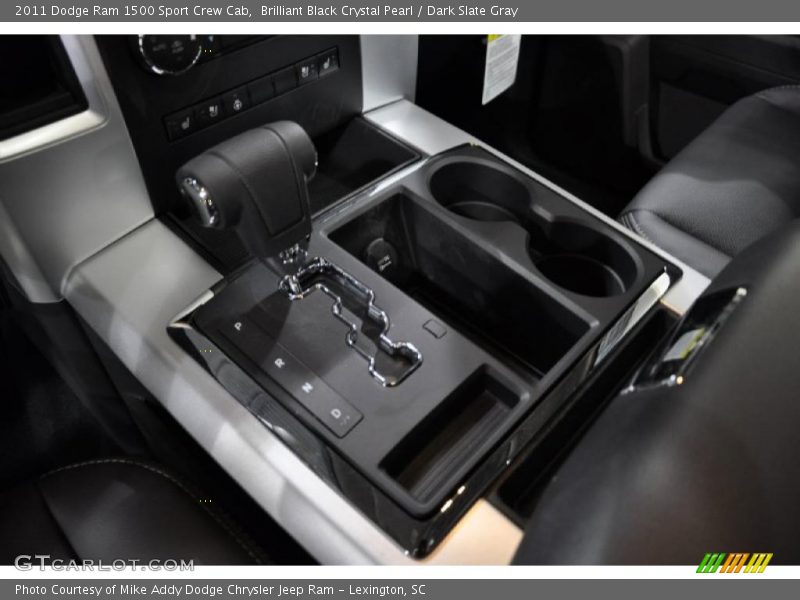 Brilliant Black Crystal Pearl / Dark Slate Gray 2011 Dodge Ram 1500 Sport Crew Cab