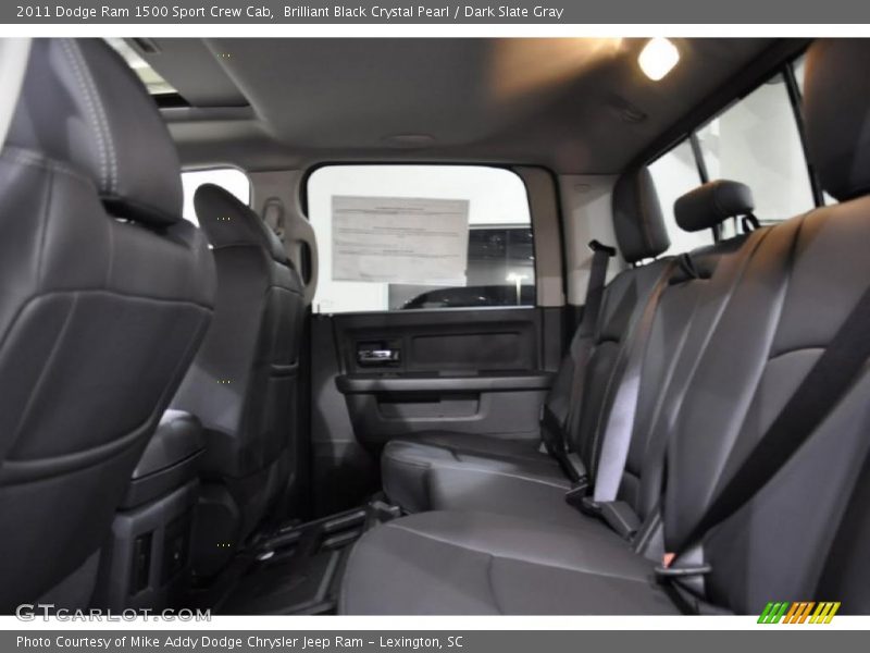 Brilliant Black Crystal Pearl / Dark Slate Gray 2011 Dodge Ram 1500 Sport Crew Cab