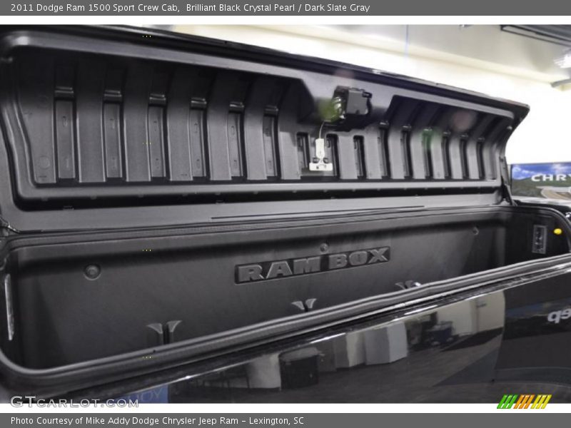 Brilliant Black Crystal Pearl / Dark Slate Gray 2011 Dodge Ram 1500 Sport Crew Cab
