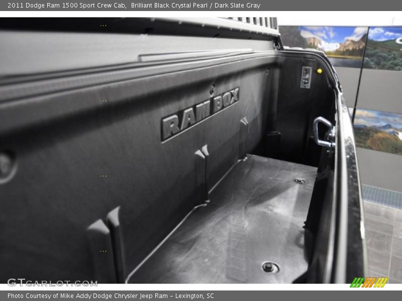 Brilliant Black Crystal Pearl / Dark Slate Gray 2011 Dodge Ram 1500 Sport Crew Cab