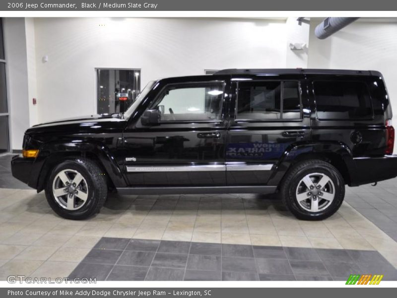 Black / Medium Slate Gray 2006 Jeep Commander