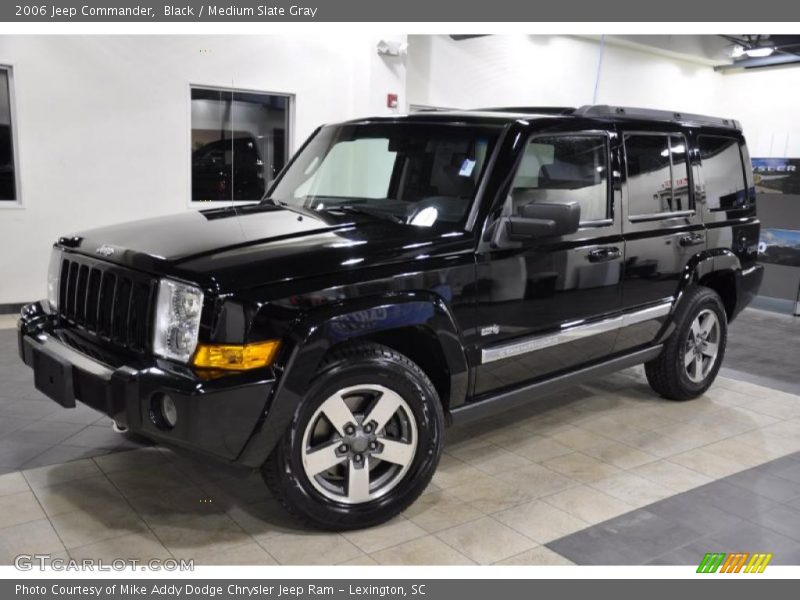 Black / Medium Slate Gray 2006 Jeep Commander