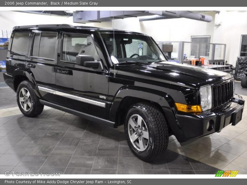 Black / Medium Slate Gray 2006 Jeep Commander