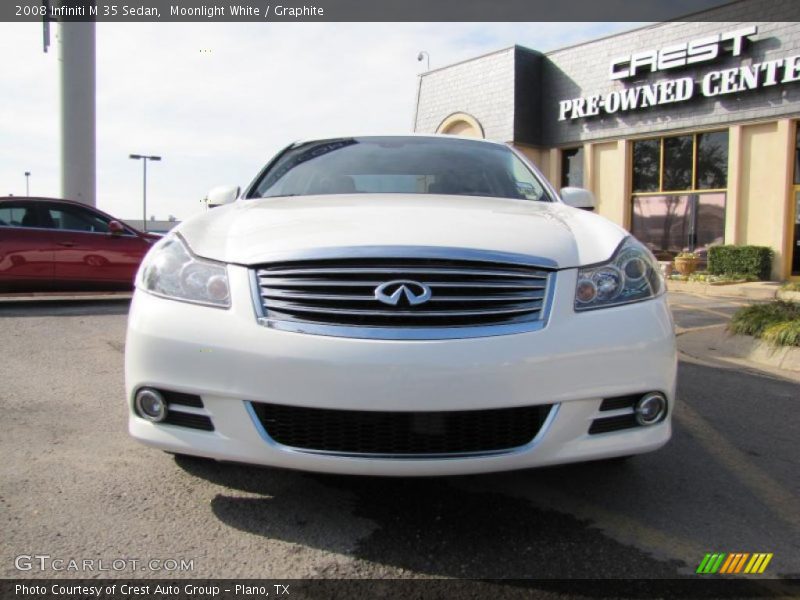 Moonlight White / Graphite 2008 Infiniti M 35 Sedan