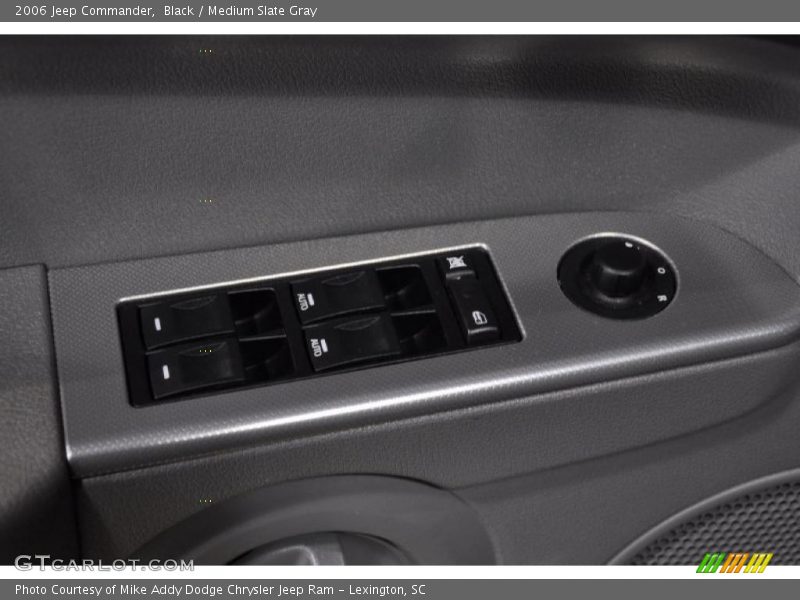 Black / Medium Slate Gray 2006 Jeep Commander