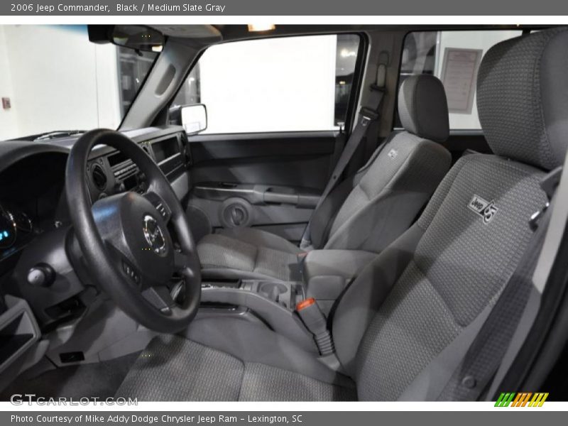 Black / Medium Slate Gray 2006 Jeep Commander