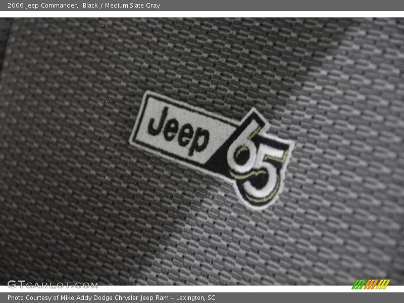 Black / Medium Slate Gray 2006 Jeep Commander
