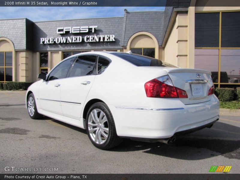 Moonlight White / Graphite 2008 Infiniti M 35 Sedan