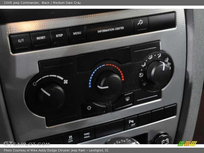 Black / Medium Slate Gray 2006 Jeep Commander