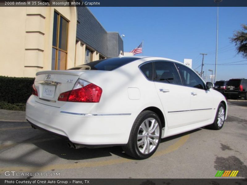 Moonlight White / Graphite 2008 Infiniti M 35 Sedan