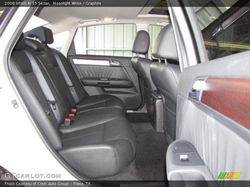 Moonlight White / Graphite 2008 Infiniti M 35 Sedan