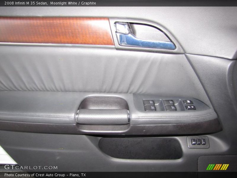 Moonlight White / Graphite 2008 Infiniti M 35 Sedan