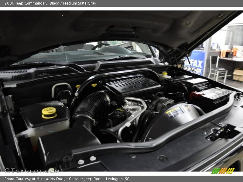 Black / Medium Slate Gray 2006 Jeep Commander