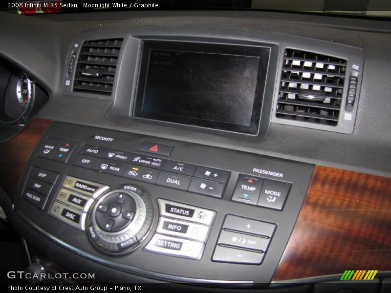 Moonlight White / Graphite 2008 Infiniti M 35 Sedan