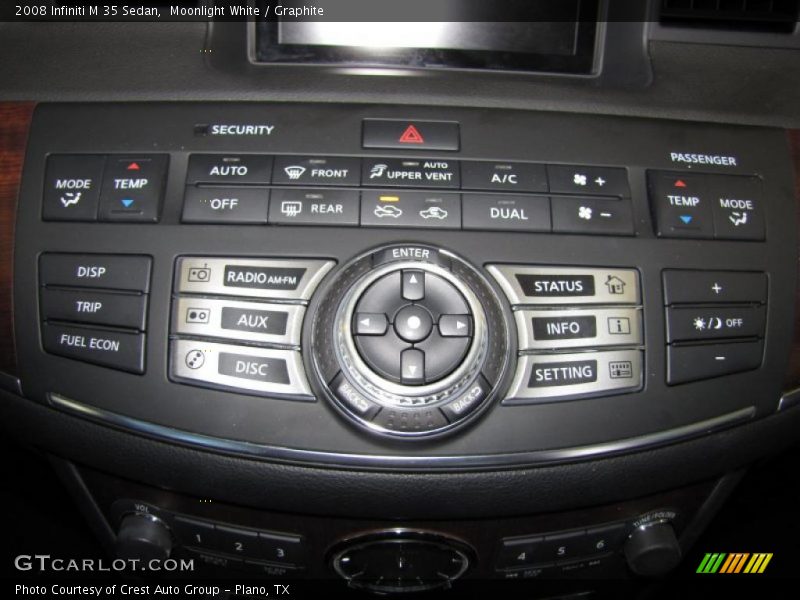 Moonlight White / Graphite 2008 Infiniti M 35 Sedan