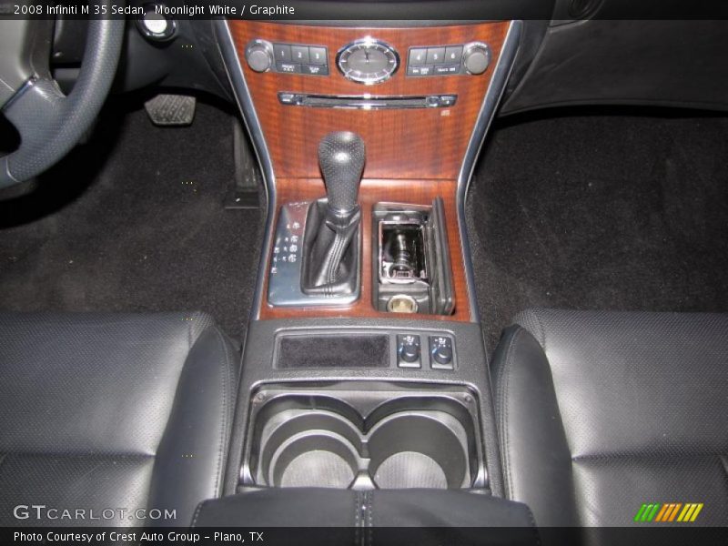 Moonlight White / Graphite 2008 Infiniti M 35 Sedan