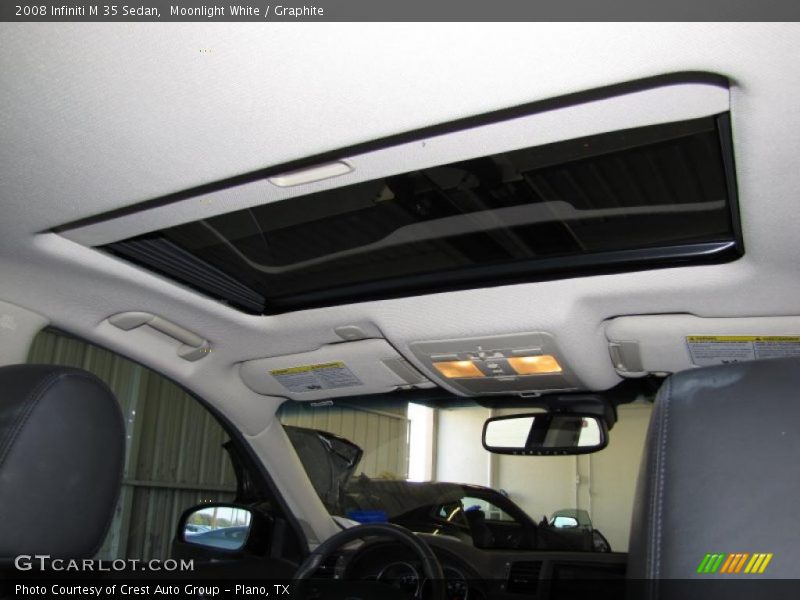 Moonlight White / Graphite 2008 Infiniti M 35 Sedan