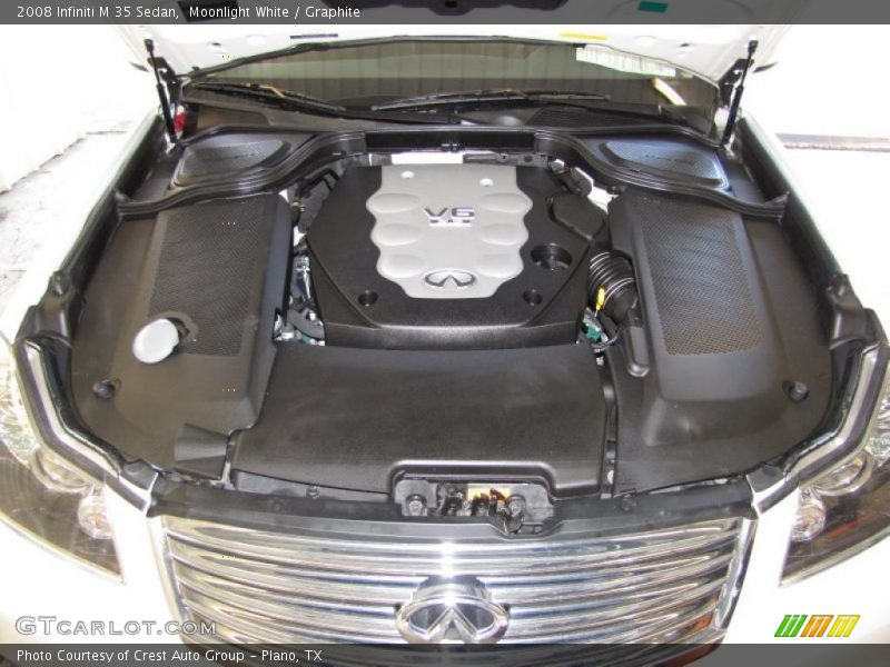 Moonlight White / Graphite 2008 Infiniti M 35 Sedan