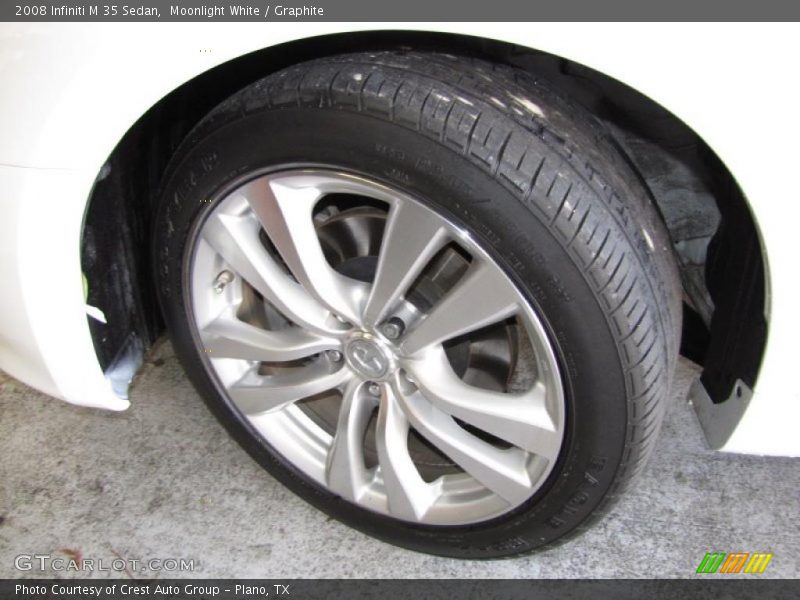 Moonlight White / Graphite 2008 Infiniti M 35 Sedan