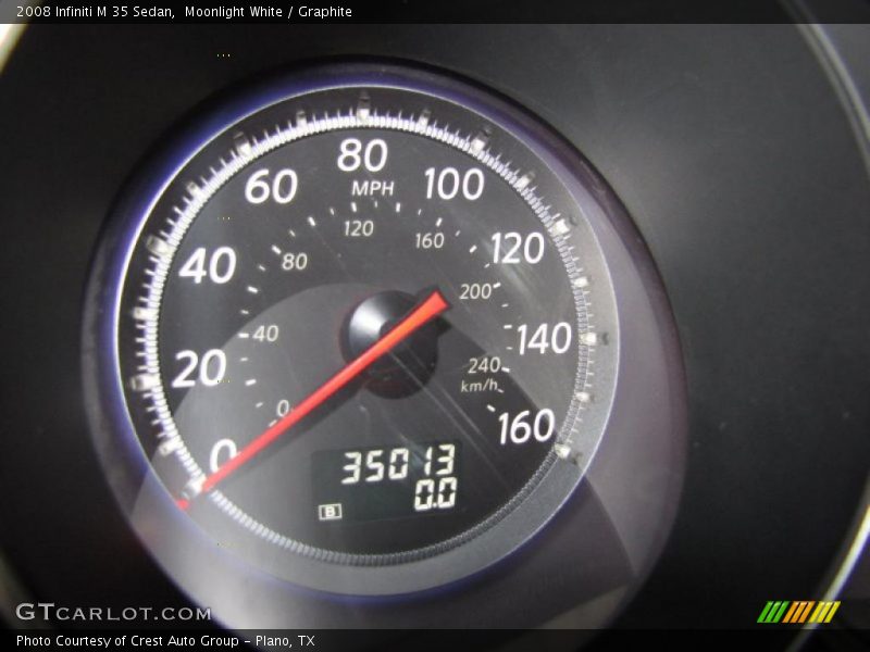 Moonlight White / Graphite 2008 Infiniti M 35 Sedan