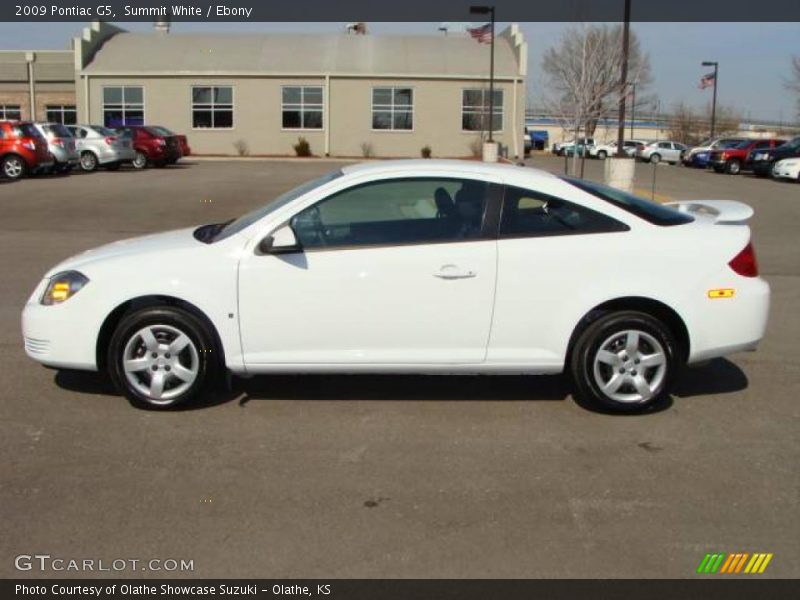 Summit White / Ebony 2009 Pontiac G5