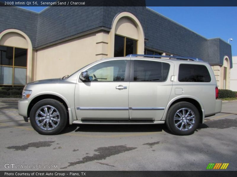 Serengeti Sand / Charcoal 2008 Infiniti QX 56