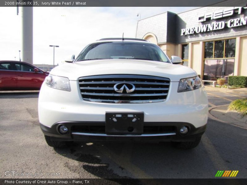 Ivory White Pearl / Wheat 2008 Infiniti FX 35