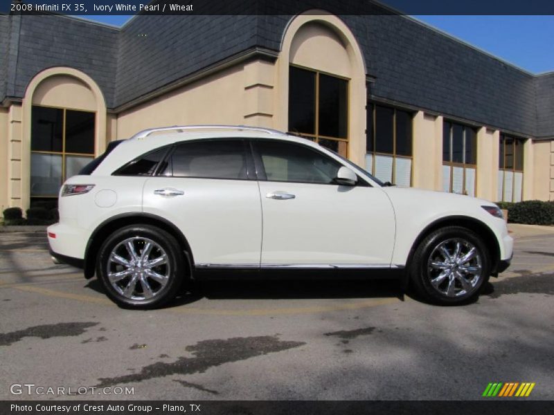 Ivory White Pearl / Wheat 2008 Infiniti FX 35