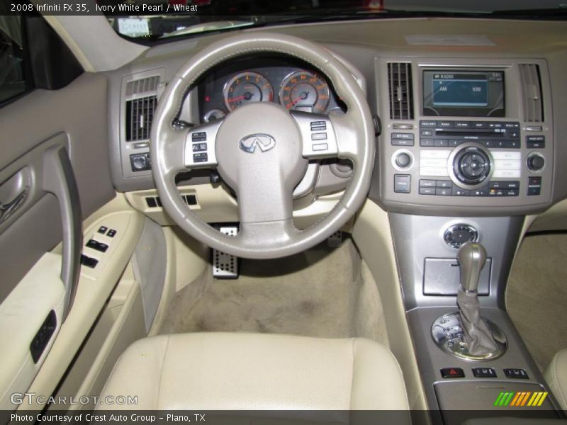 Ivory White Pearl / Wheat 2008 Infiniti FX 35