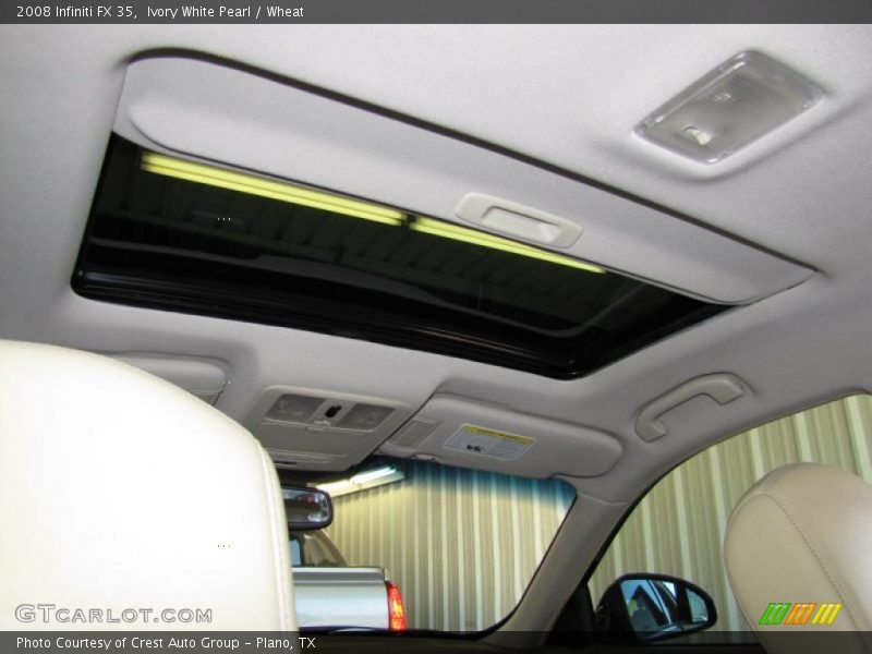 Ivory White Pearl / Wheat 2008 Infiniti FX 35
