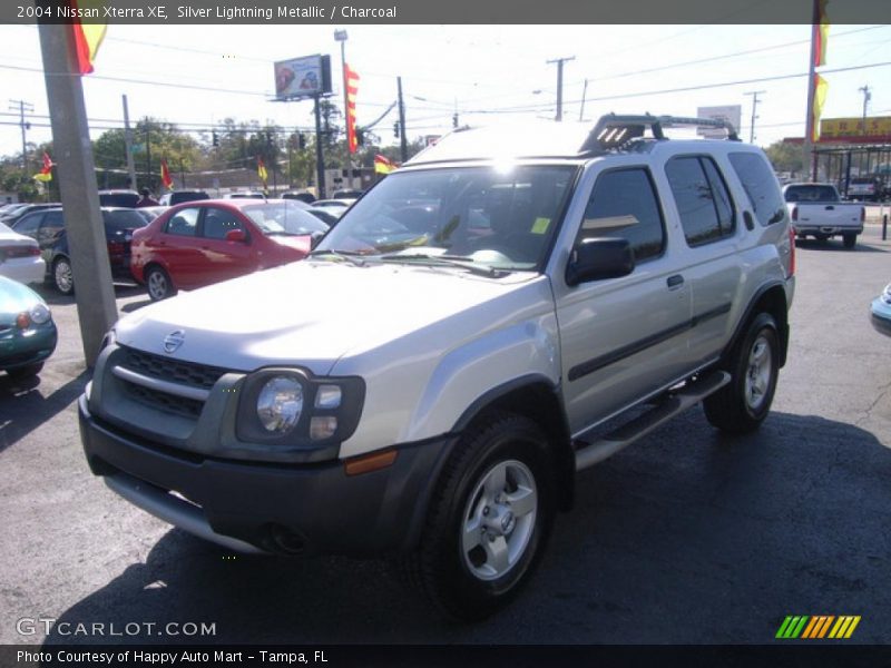 Silver Lightning Metallic / Charcoal 2004 Nissan Xterra XE