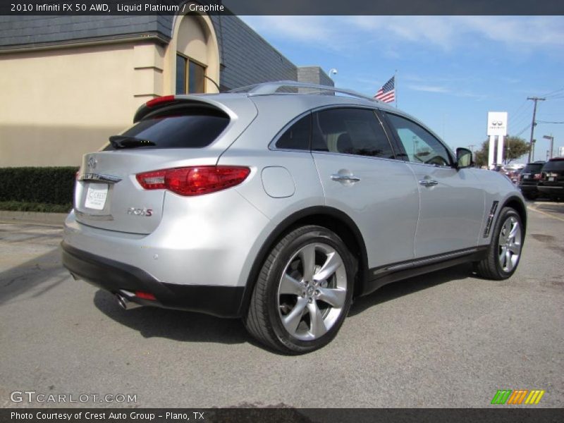 Liquid Platinum / Graphite 2010 Infiniti FX 50 AWD