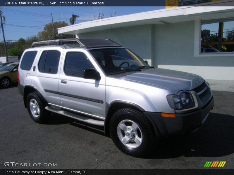 Silver Lightning Metallic / Charcoal 2004 Nissan Xterra XE