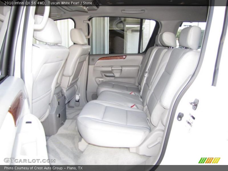 Tuscan White Pearl / Stone 2010 Infiniti QX 56 4WD