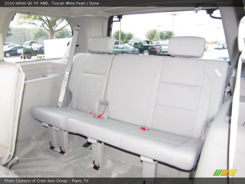 Tuscan White Pearl / Stone 2010 Infiniti QX 56 4WD