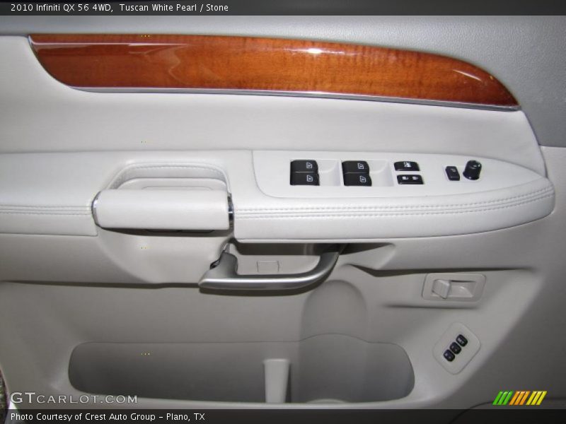 Tuscan White Pearl / Stone 2010 Infiniti QX 56 4WD