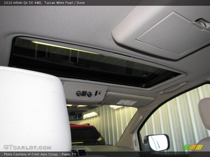 Tuscan White Pearl / Stone 2010 Infiniti QX 56 4WD