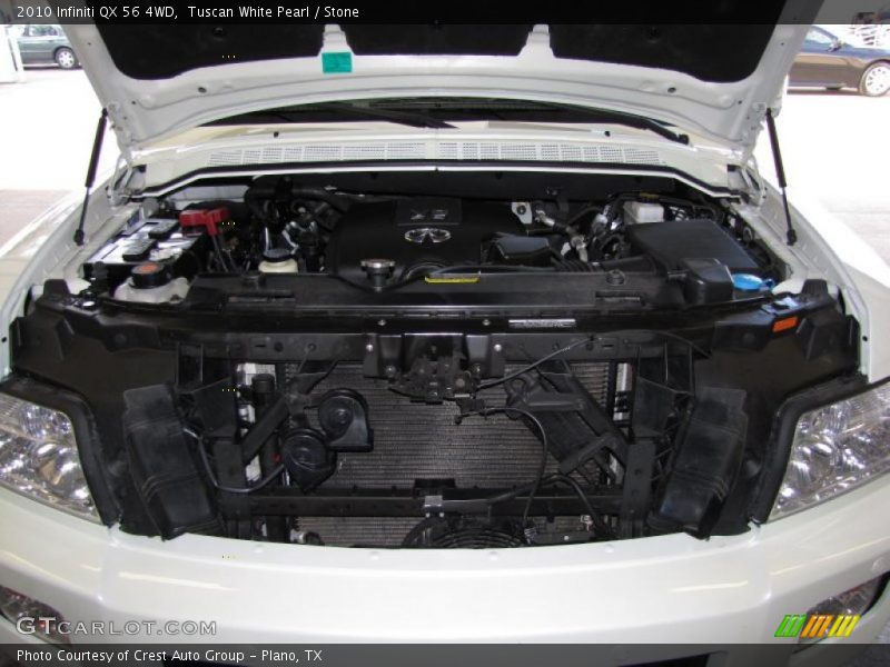  2010 QX 56 4WD Engine - 5.6 Liter DOHC 32-Valve V8