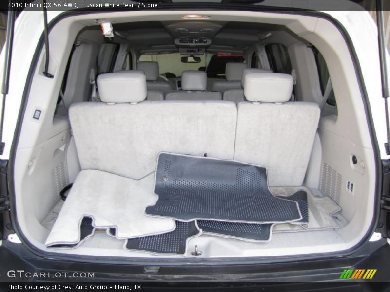 Tuscan White Pearl / Stone 2010 Infiniti QX 56 4WD