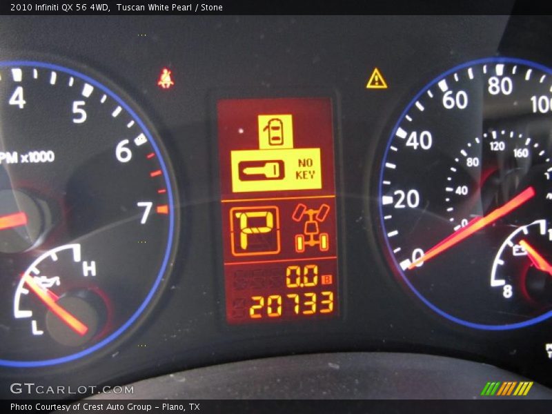 Tuscan White Pearl / Stone 2010 Infiniti QX 56 4WD