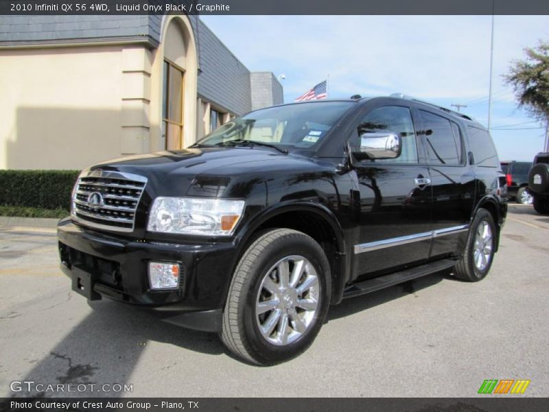 Liquid Onyx Black / Graphite 2010 Infiniti QX 56 4WD