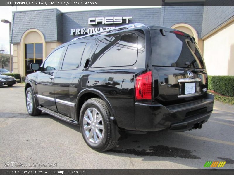 Liquid Onyx Black / Graphite 2010 Infiniti QX 56 4WD