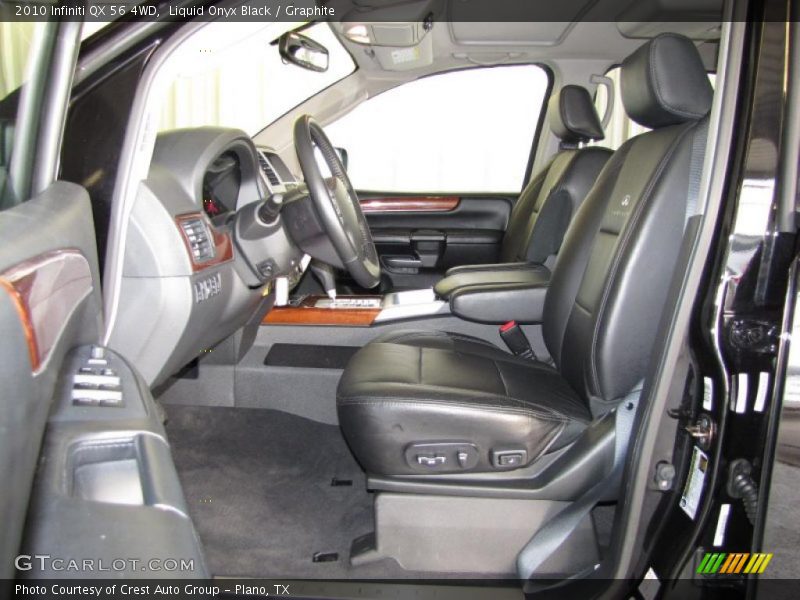 Liquid Onyx Black / Graphite 2010 Infiniti QX 56 4WD