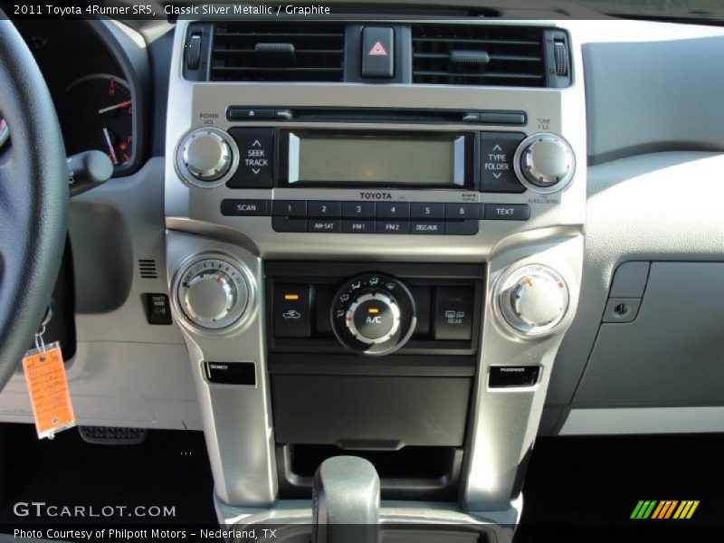 Dashboard of 2011 4Runner SR5