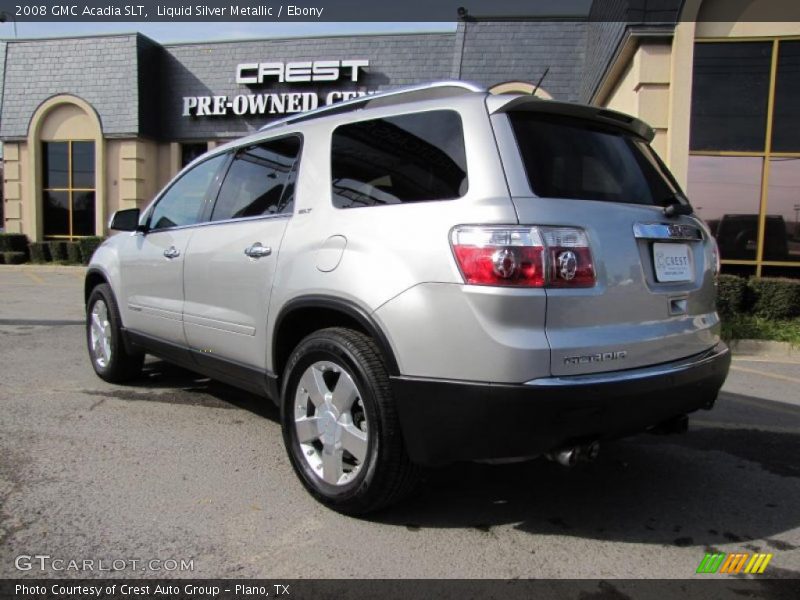 Liquid Silver Metallic / Ebony 2008 GMC Acadia SLT