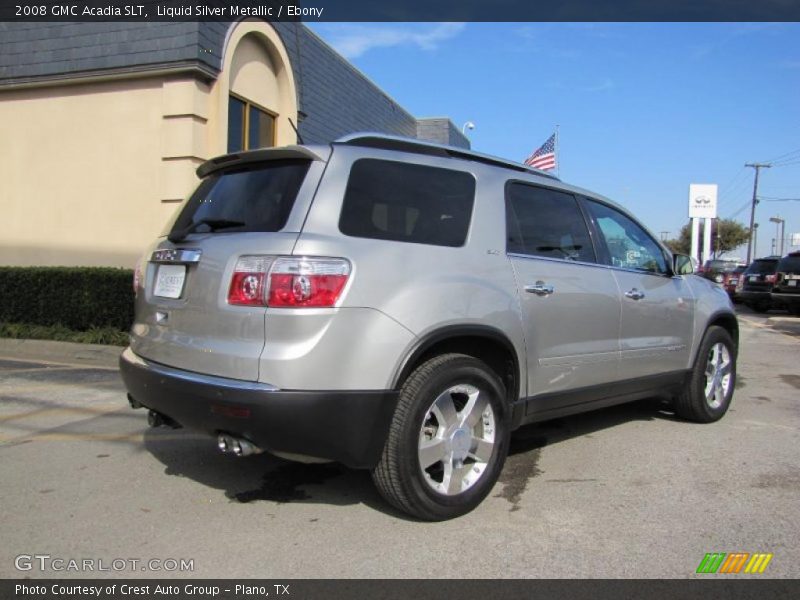 Liquid Silver Metallic / Ebony 2008 GMC Acadia SLT