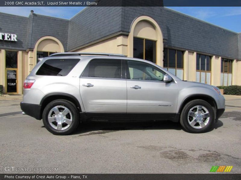 Liquid Silver Metallic / Ebony 2008 GMC Acadia SLT